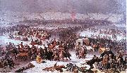 January Suchodolski The Grande Armee Crossing the Berezina. oil